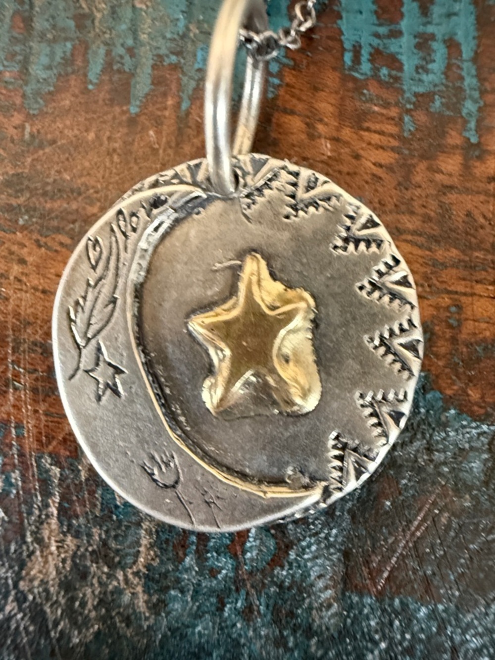 He’s MaHarry Gold Star sterling silver and gold pendant necklace. New with tags. - Picture 1 of 4